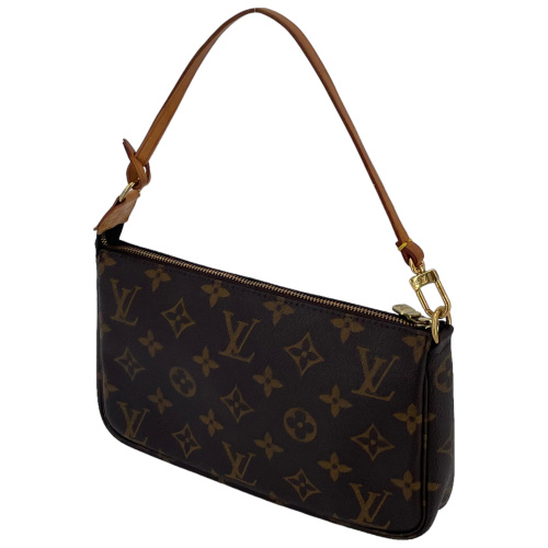 Louis Vuitton Pochette Accessoires Monogram Canvas mit Schulterriemen