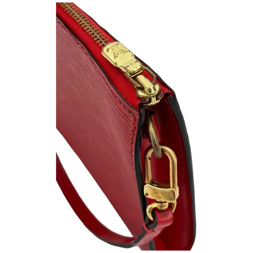 店舗良い Pochette Vuitton Louis Accessories Handbags Love I - Red Epi バッグ