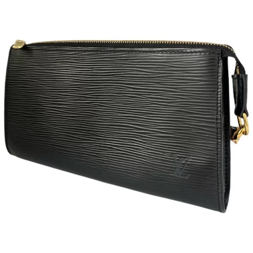 Louis Vuitton Pochette Accessories Epi Black