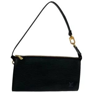 Louis Vuitton Pochette Accessories Epi Black