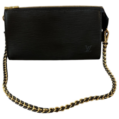 Louis Vuitton Pochette Accessoires Epi Schwarz