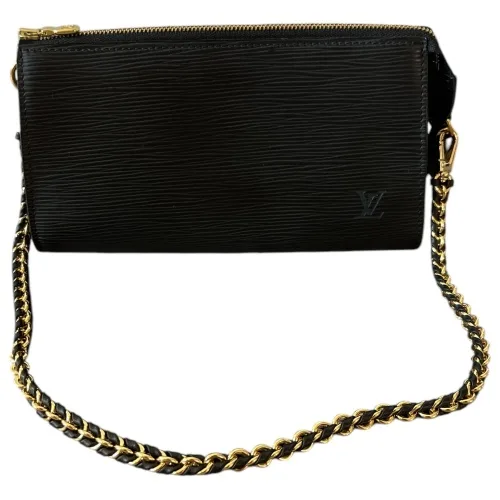 Louis Vuitton Pochette Accessories Epi Black