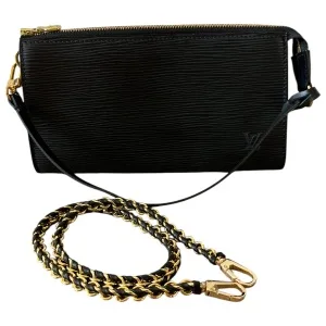 Louis Vuitton Pochette Accessories Epi Black