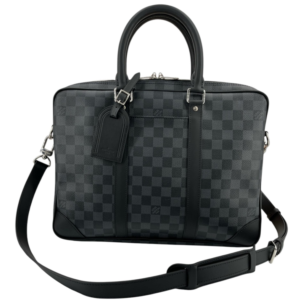 Louis Vuitton Porte-Documents Voyage NM Damier Graphite Carrier bags Louis Vuitton