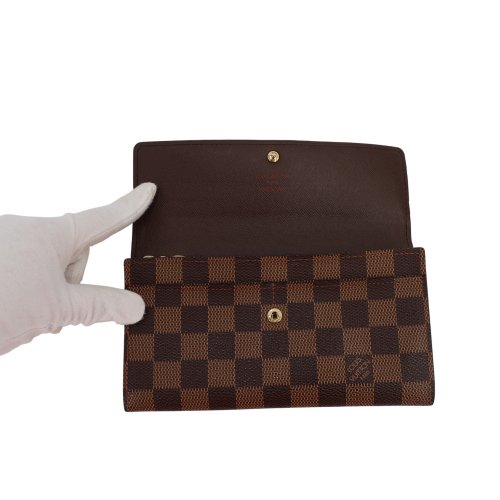 Louis Vuitton Porte Monnaie Credit Damier Ebene