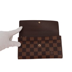 Louis Vuitton Porte Monnaie Credit Damier Ebene