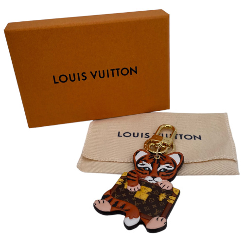 Louis Vuitton Precious Tiger Keychain Bag Charm