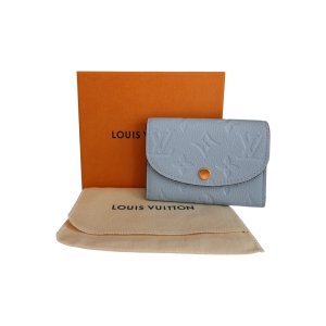 Louis Vuitton Rosalie Coin Empreinte Bleu Nuage