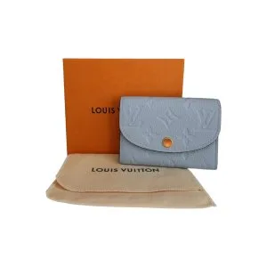 Louis Vuitton Rosalie Coin Empreinte Bleu Nuage