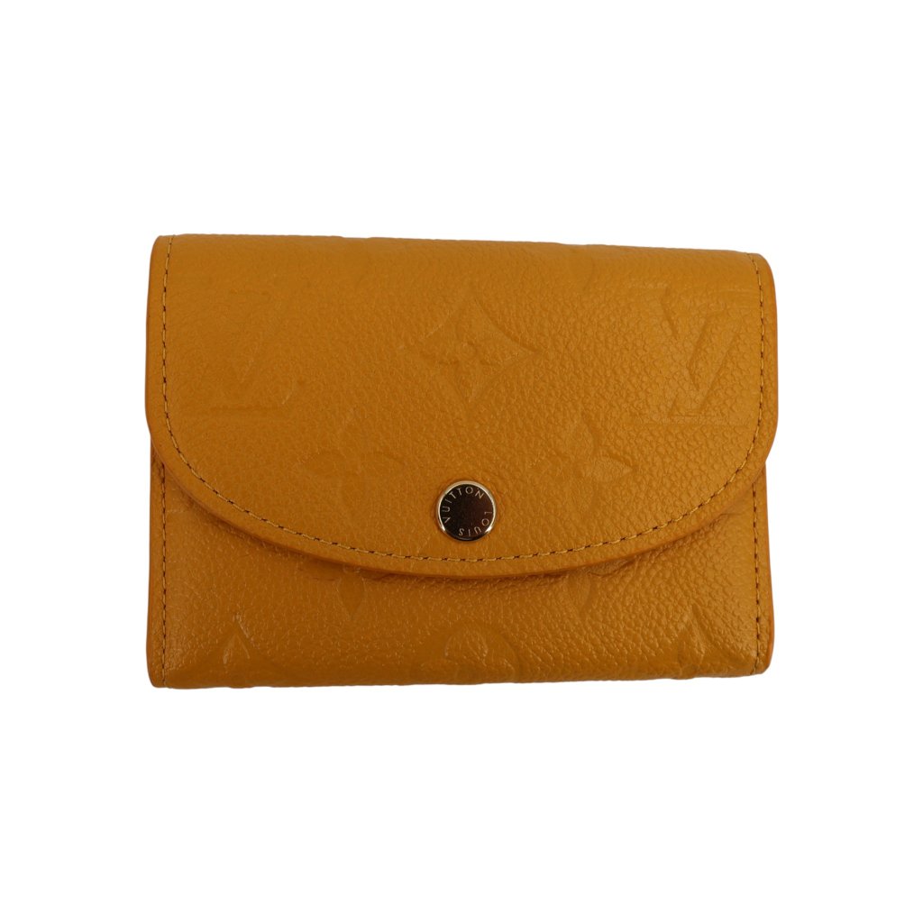Louis Vuitton Rosalie Coin Empreinte Gelb Geldbörsen Louis Vuitton