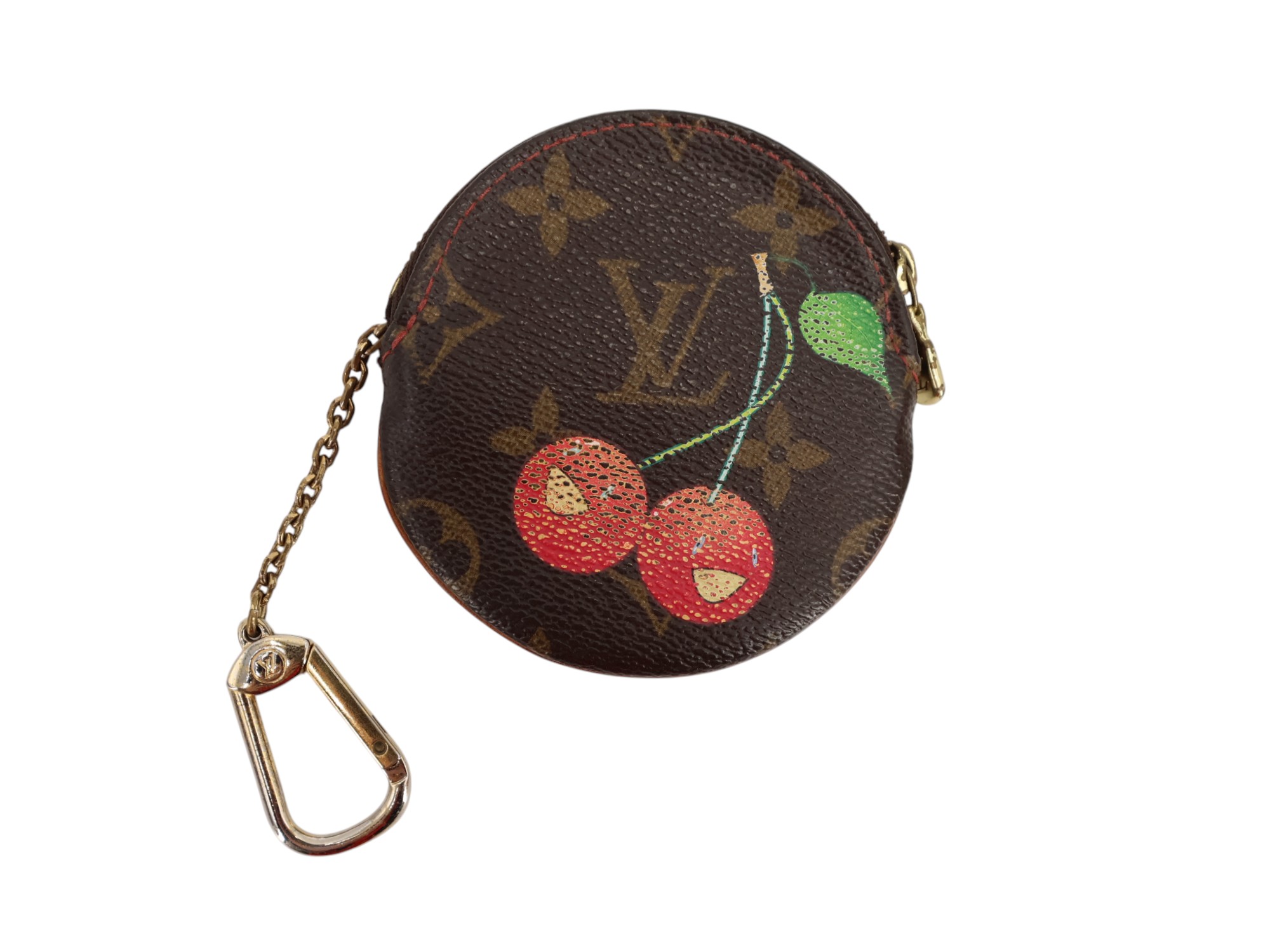 Coin Rond 3 Louis Vuitton Rond Coin Murakami Cerise - I Love Handbags