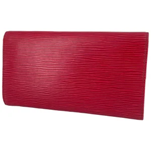 Louis Vuitton Sarah Epi Rot Geldbörse