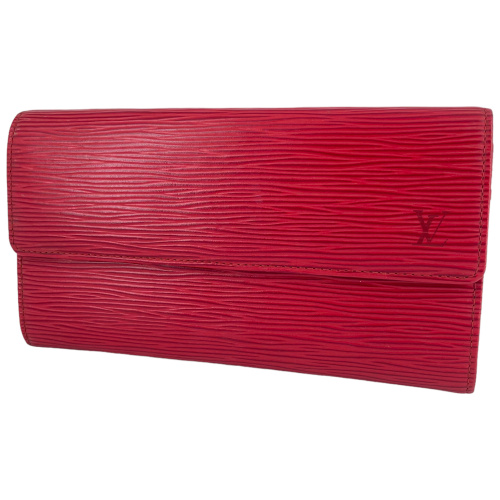 Louis Vuitton Sarah Epi Red Wallet