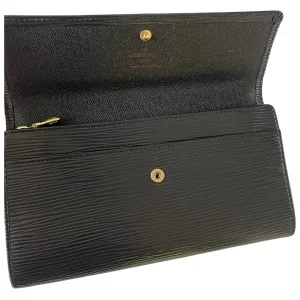 Louis Vuitton Sarah Epi Black Wallet