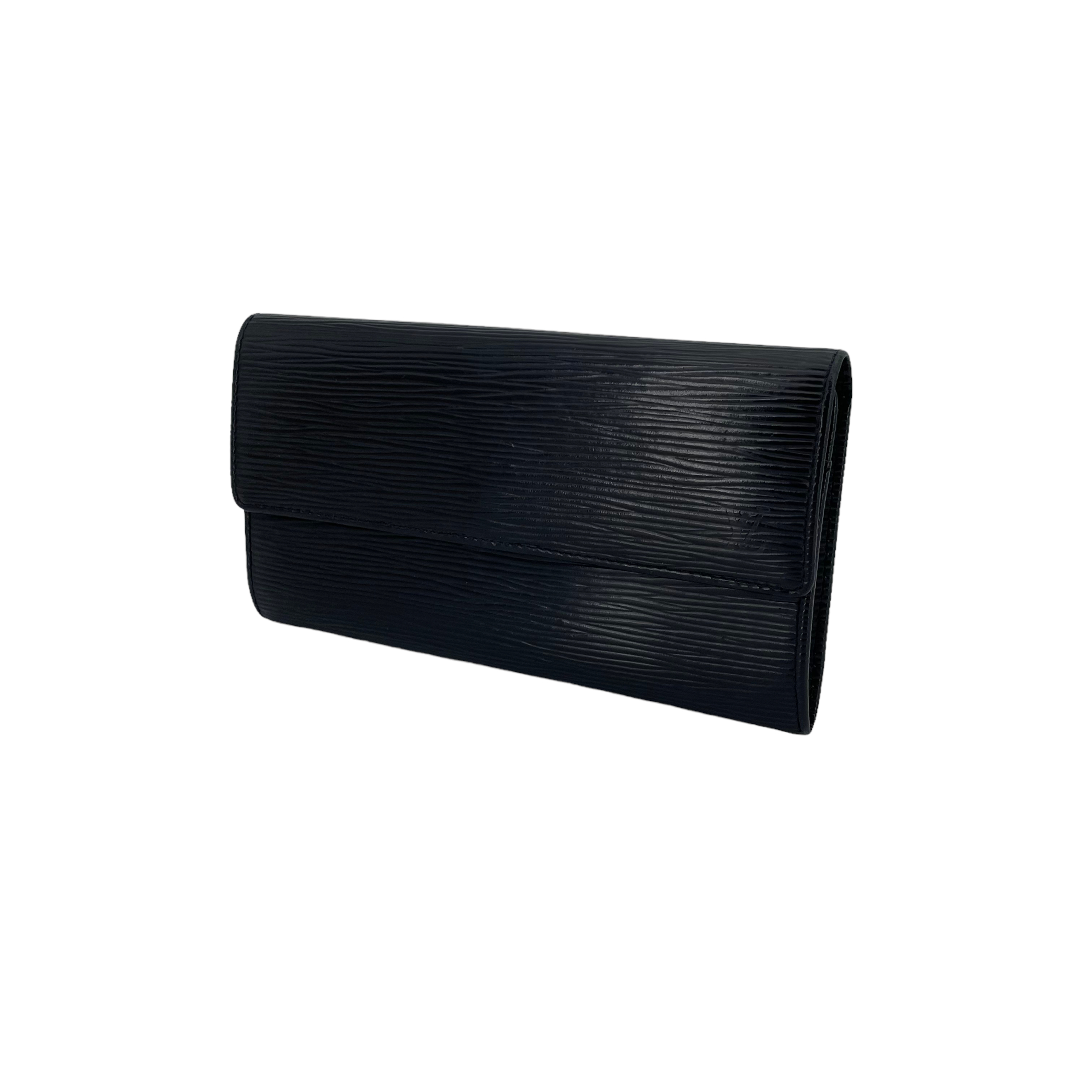 Louis Vuitton Black Leather Luggage Name Tag at 1stDibs