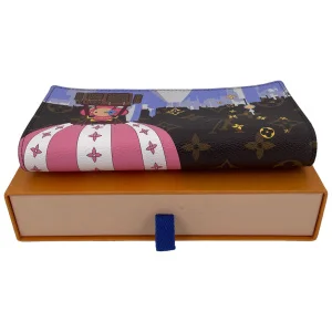 Louis Vuitton Sarah Xmas Animation Vivienne Geldbörse