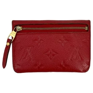 Louis Vuitton Empreinte Red Key Pouch
