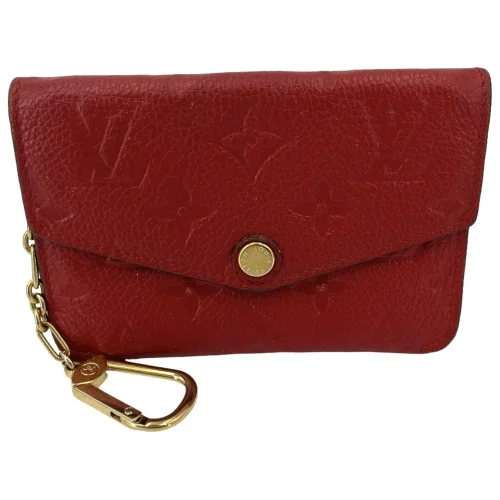 Louis offers Vuitton Leather Pochette Strap Replacement 100% Authentic Red Pouchette