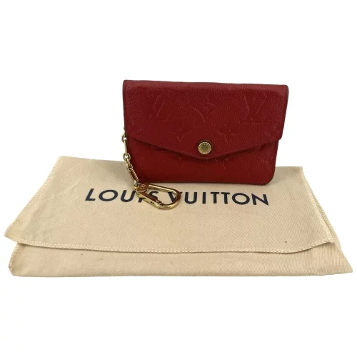 Louis Vuitton Empreinte Red Key Pouch