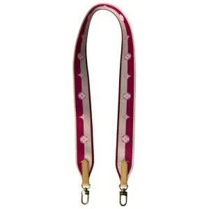 Louis Vuitton Bandouliere Jacquard Shoulder Strap Beige Pink