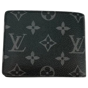 Louis Vuitton Slender Monogram Eclipse Canvas Geldbörse