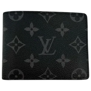 Louis Vuitton Slender Monogram Eclipse Canvas Geldbörse