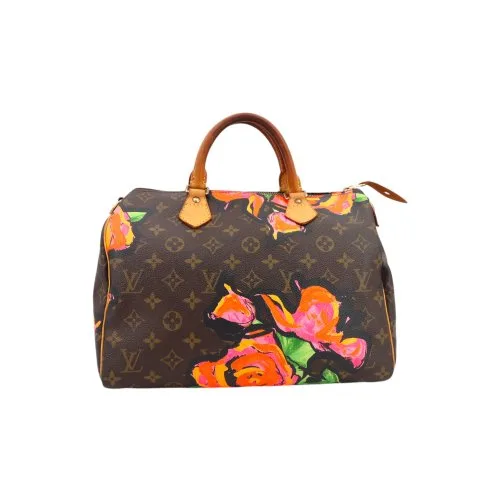 Louis Vuitton Speedy 30 Stephen Sprouse Roses - I Love Handbags