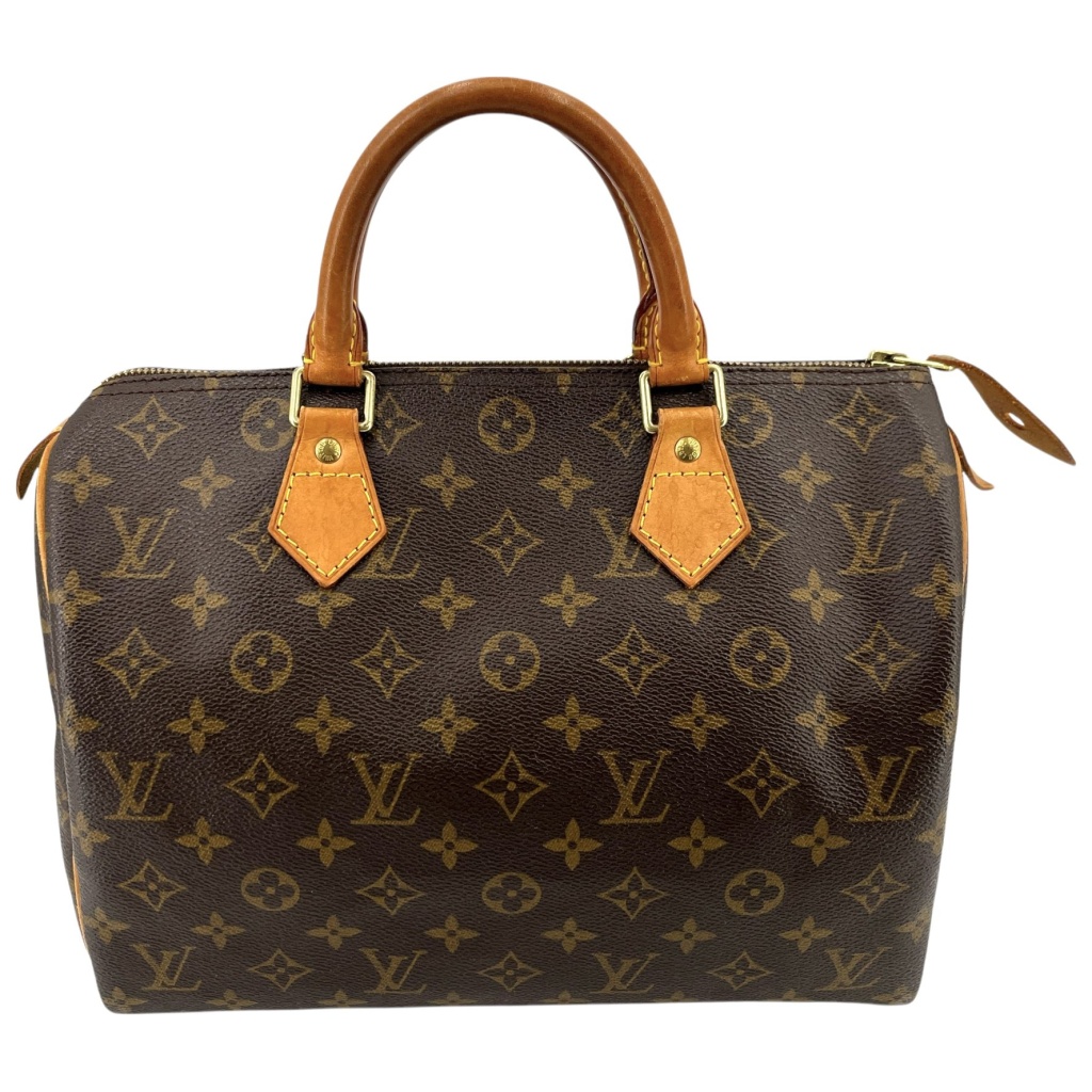 Louis Vuitton Speedy 30 Monogram Canvas Carrier bags Louis Vuitton