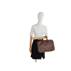 Louis Vuitton Speedy 35 Bandouliere Damier Ebene