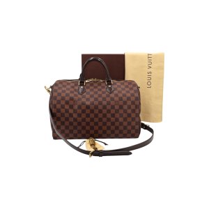 Louis Vuitton Speedy 35 Bandouliere Damier Ebene