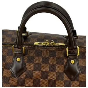 Louis Vuitton Speedy 35 Bandouliere Damier Ebene