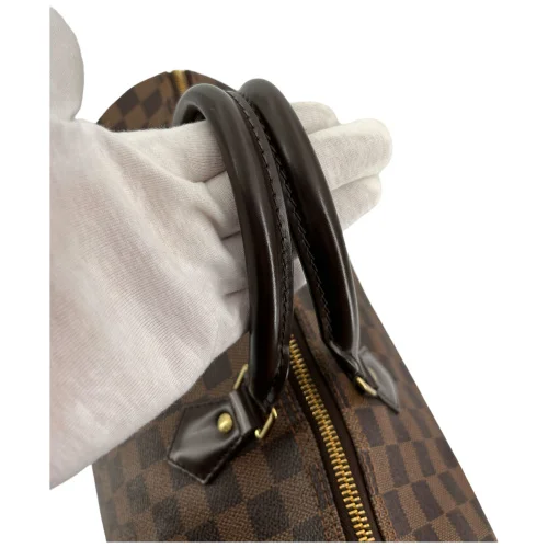 Louis Vuitton Speedy 35 Damier Ebene I Love Handbags