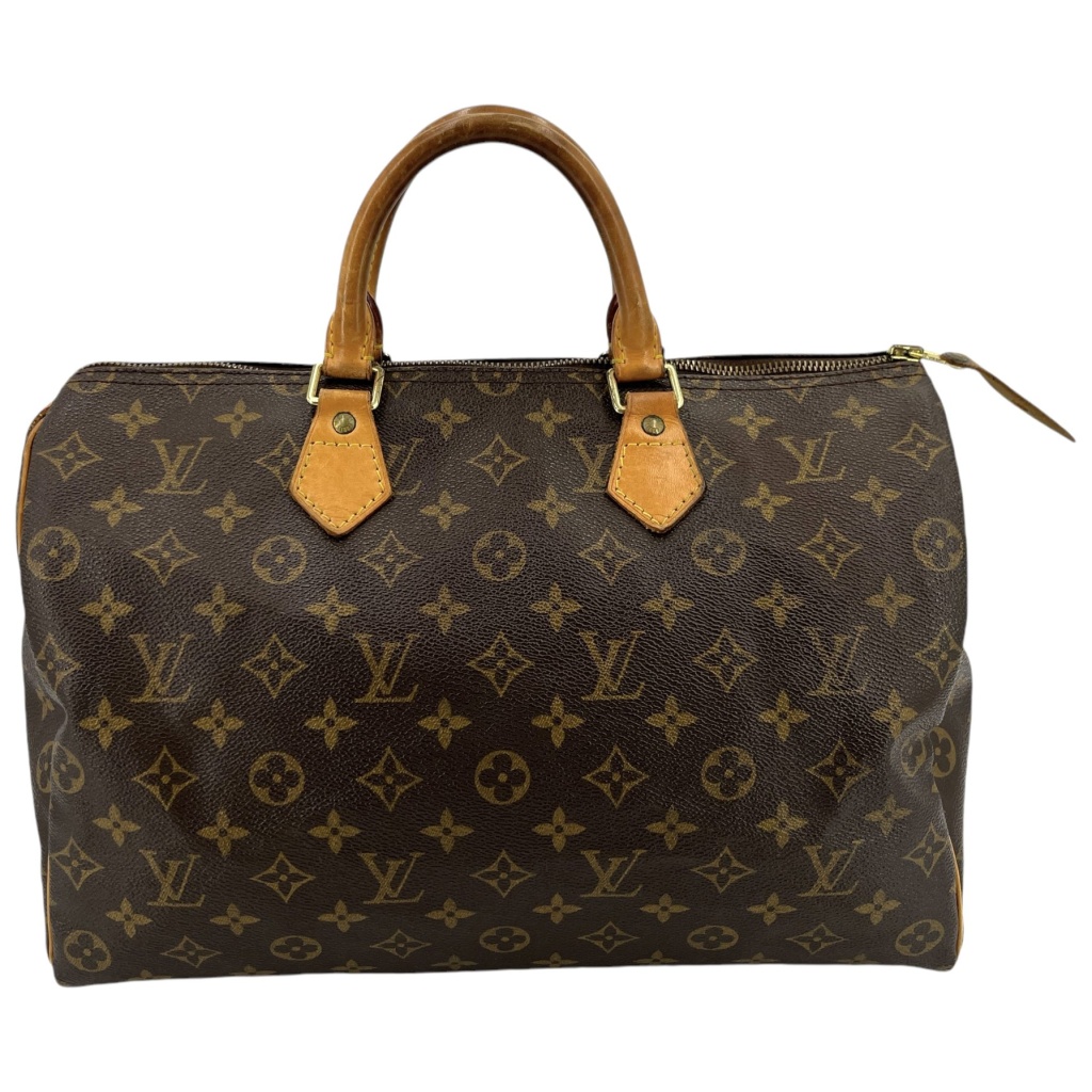 Louis Vuitton Speedy 35 Monogram Canvas Carrier bags Louis Vuitton