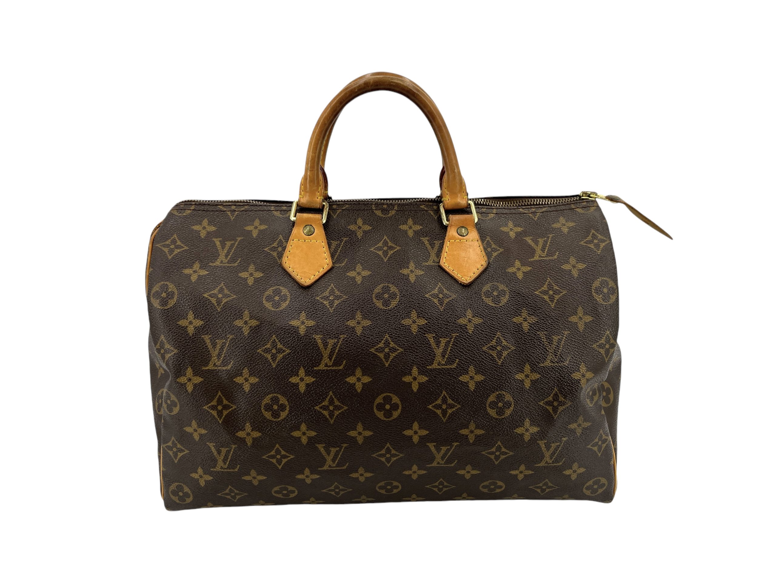 Louis Vuitton Speedy 35 Monogram Canvas I Love Handbags