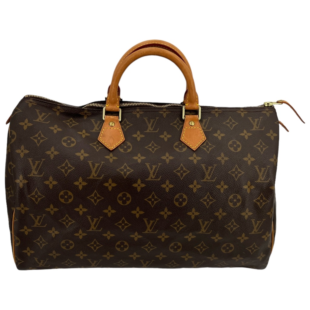 Louis Vuitton Speedy 40 Monogram Canvas Carrier bags Louis Vuitton