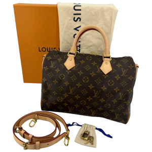 Louis Vuitton Speedy 30 Bandouliere Monogram Canvas