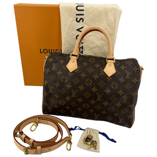 Louis Vuitton Speedy 30 Bandouliere Monogram Canvas