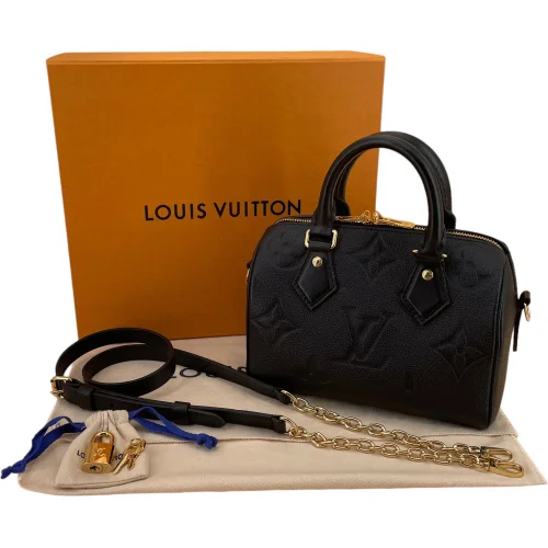 Louis Vuitton Speedy 20 Monogram Empreinte Schwarz