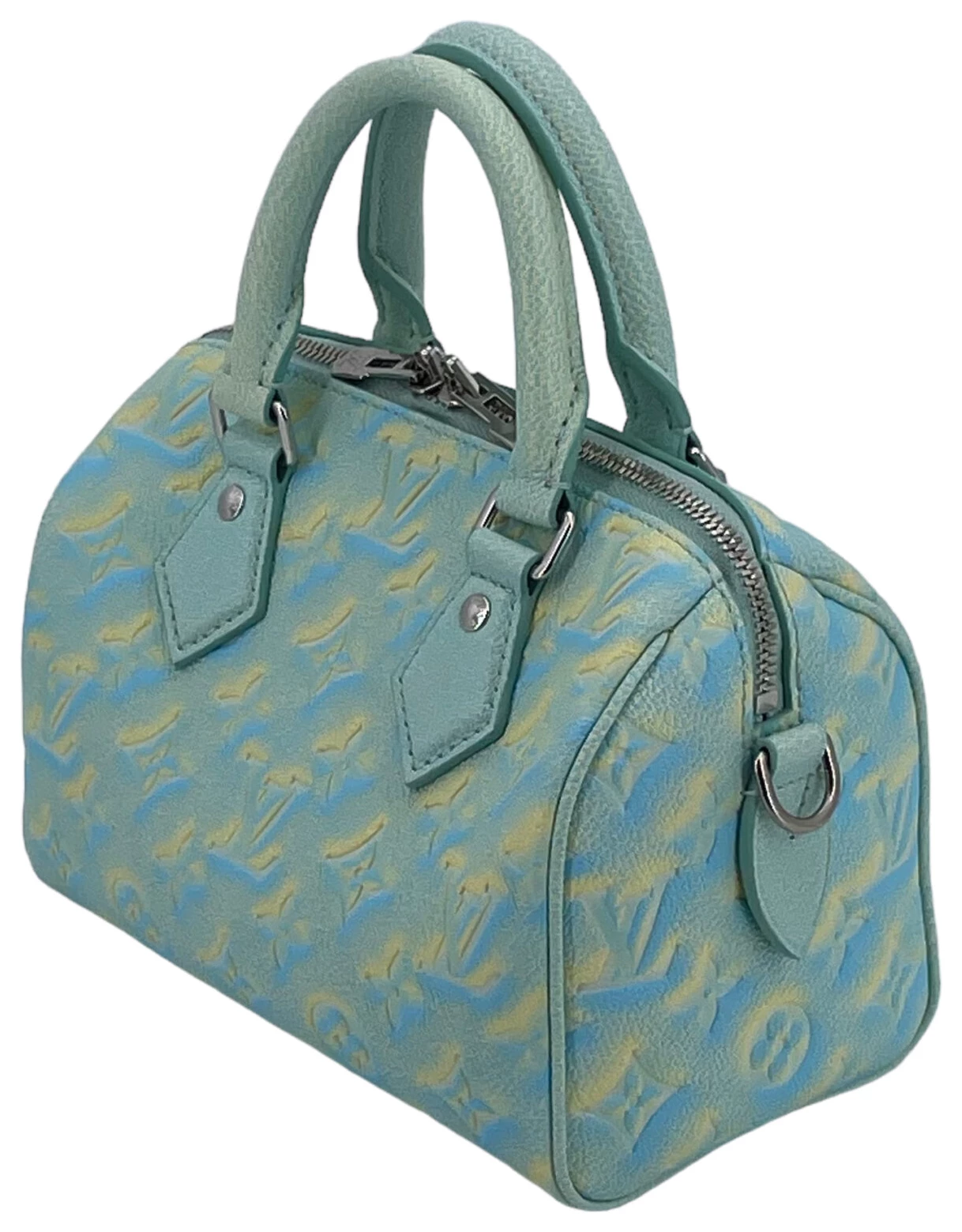 NEW LOUIS VUITTON SPEEDY 20 Vert d'eau Green Monogram