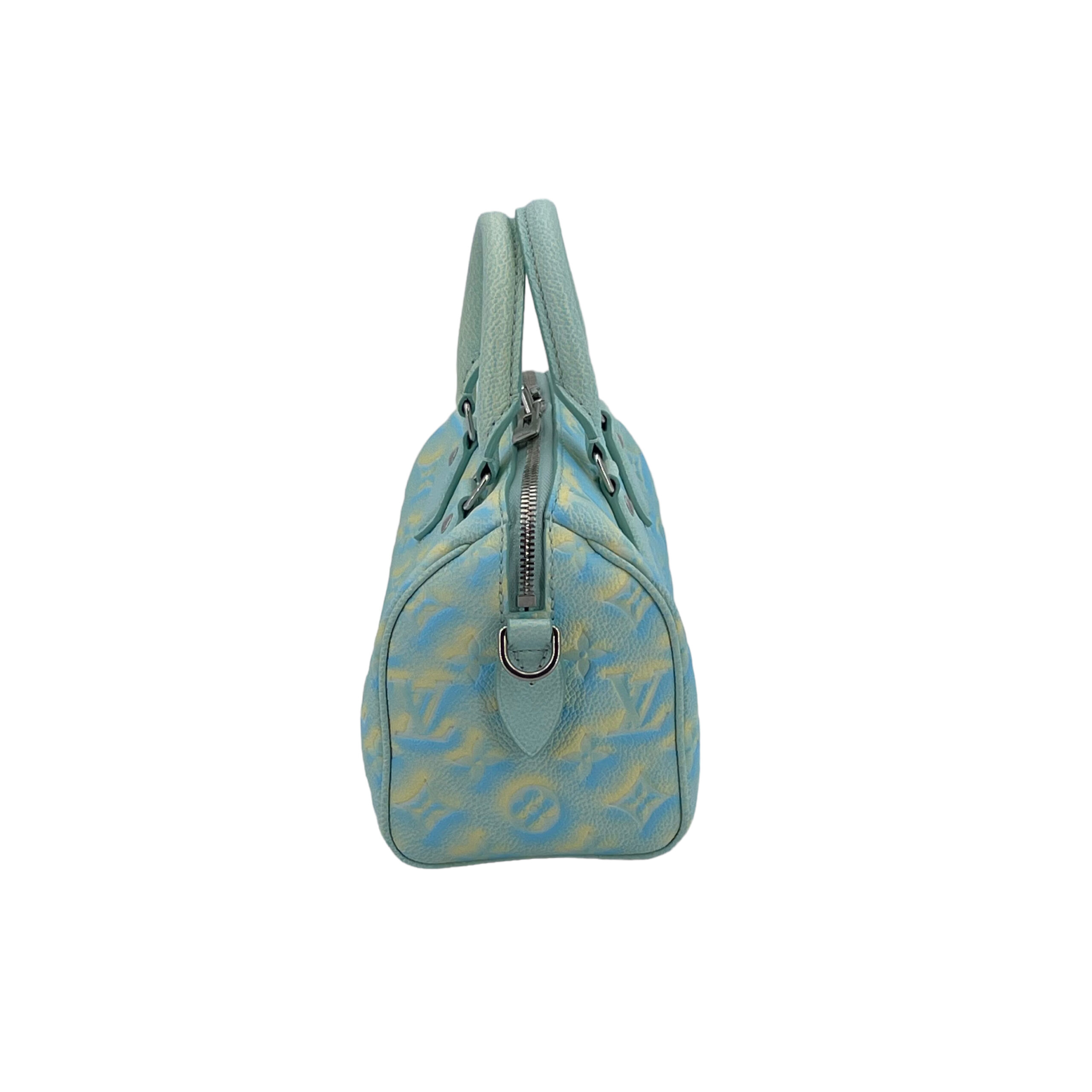 Louis Vuitton Speedy 20 Stardust Vert d'eau - I Love Handbags