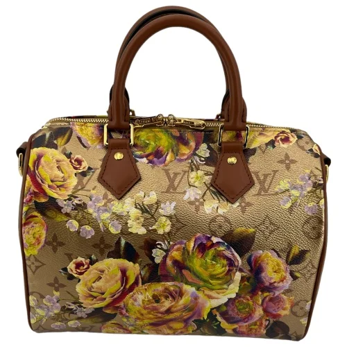 yagi.s garden 　LOUIS VUITTON Louis Vuitton Speedy 25 Bandouliere Garden Gold - I Love