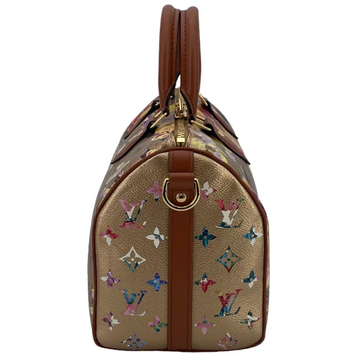 Louis Vuitton Speedy 25 Bandouliere Garden Gold