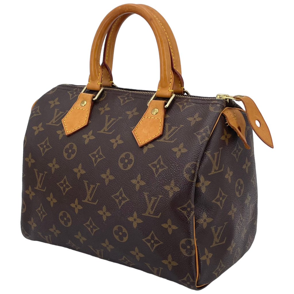 Louis Vuitton Speedy 25 Monogram Canvas Carrier bags Louis Vuitton