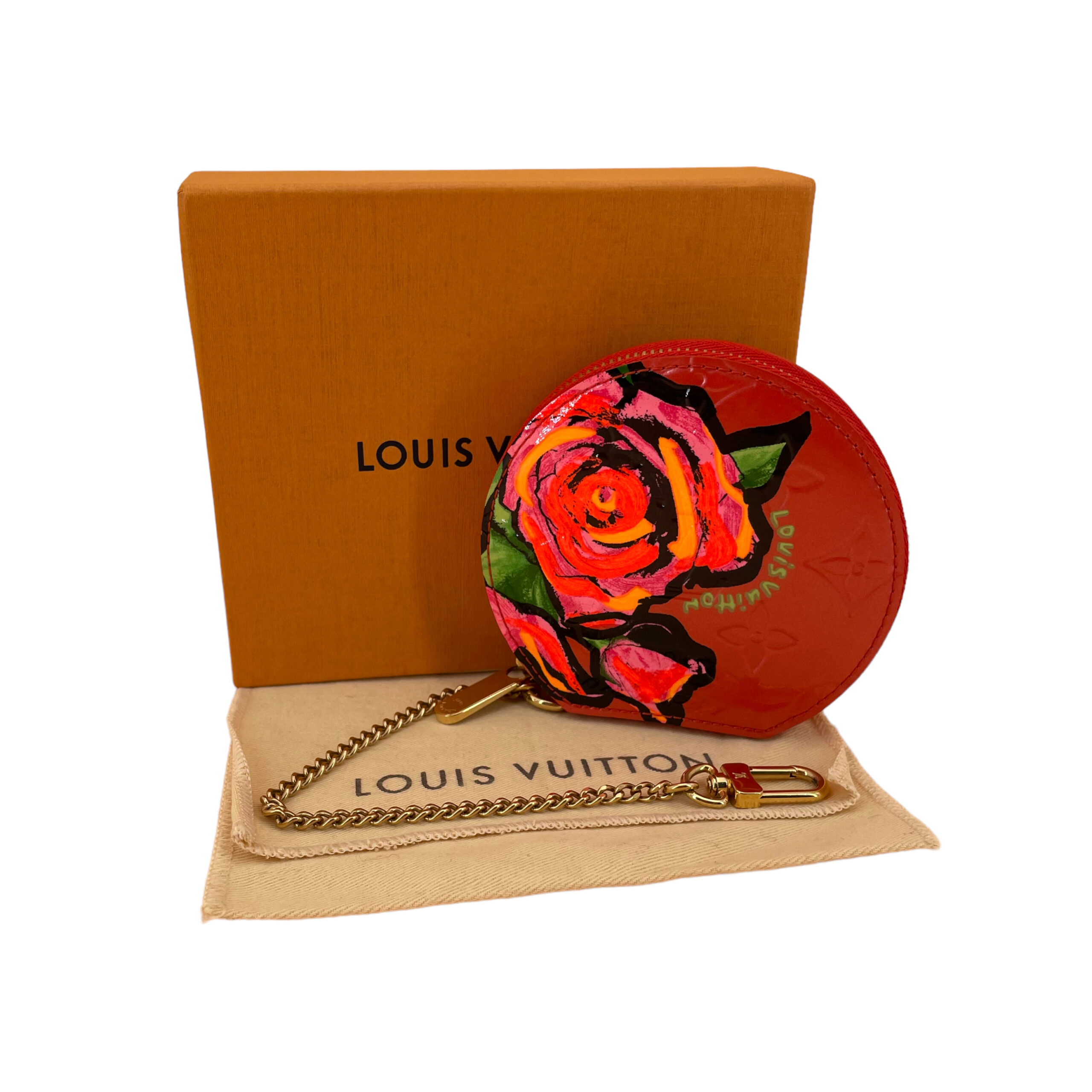 Louis Vuitton Stephen Sprouse Chapeau Roses Coin Pouch