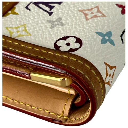 Louis Vuitton Long Tresor Murakami Multicolor White Wallet