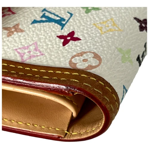 Louis Vuitton Long Tresor Murakami Multicolor White Wallet