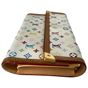 Louis Vuitton Long Tresor Murakami Multicolor White Wallet