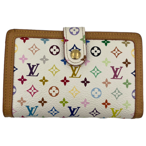 Louis Vuitton Viennois Multicolor Weiß Geldbörse