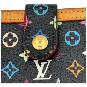 Louis Vuitton Viennois Multicolor Schwarz Geldbörse