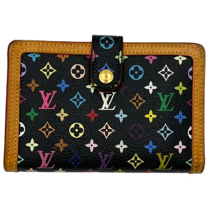 Louis Vuitton Viennois Multicolor Schwarz Geldbörse